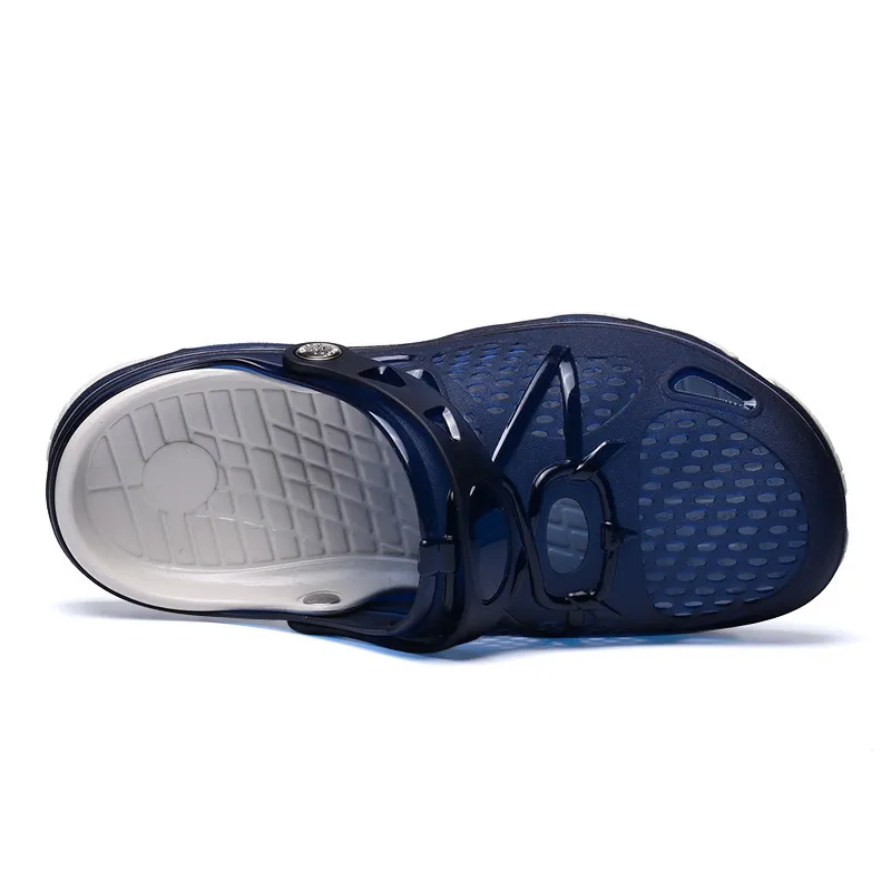 2019 otoño nuevo estilo Casual moda zapatos porosos peso ligero suave antideslizante doble uso sandalias zapatilla 802