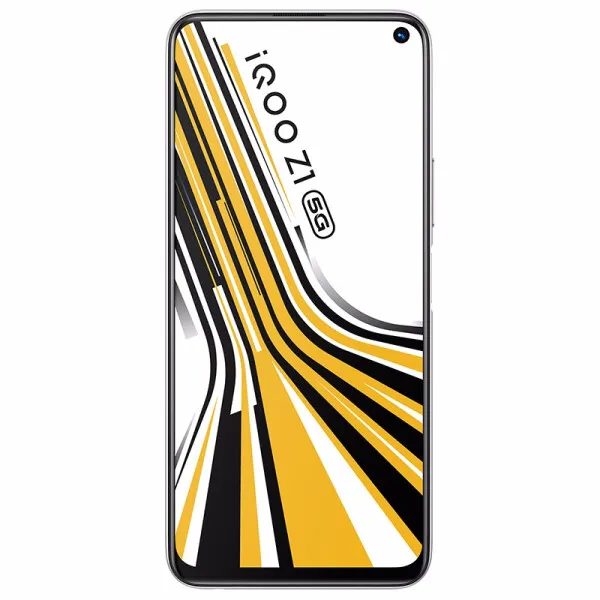 Original VIVO iQOO Z1 5G Mobile Phone 8GB RAM 128GB 256GB ROM MTK 1000+ Octa Core Android 6.57" Full Screen 48.0MP AR HDR NFC 4500mAh Wake Face ID Fingerprint Smart Cell Phone