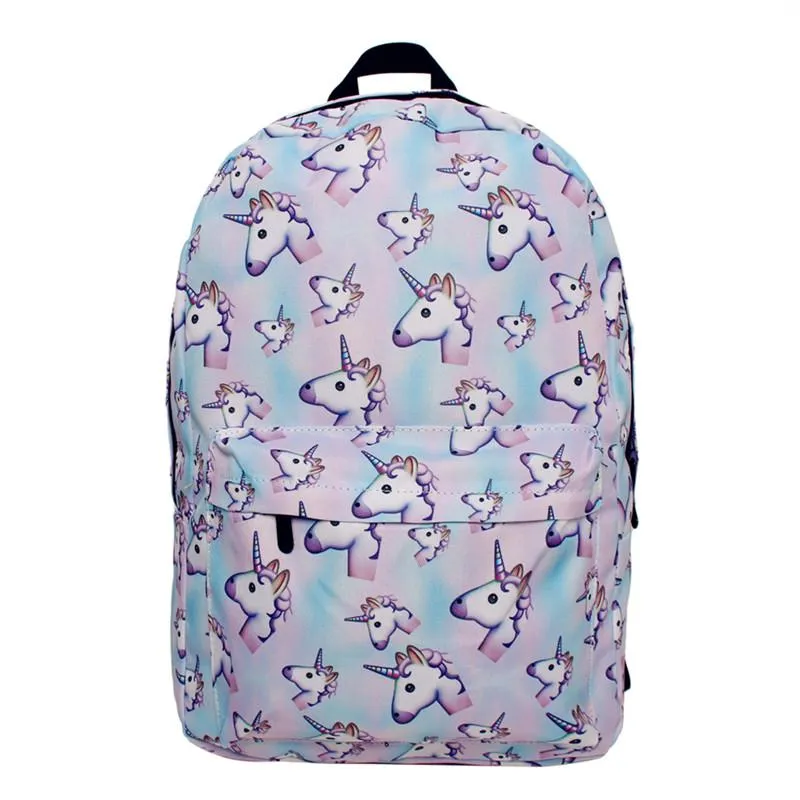 Designer-Lightweight Unicorn Plecaki Dziewczyny Torby Szkolne Kids Bookbags Do Preschool Girls Toddler Backpack Moda Torby na ramię