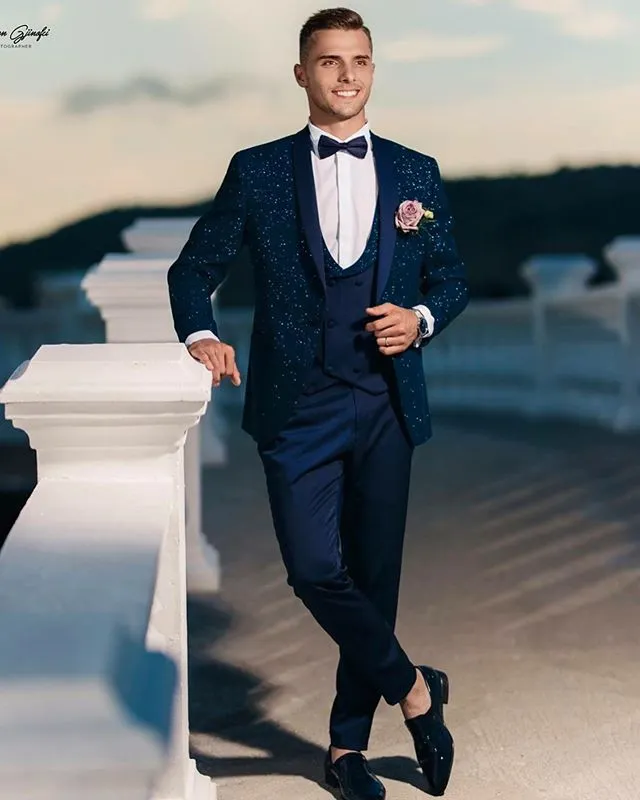 Mens Light Blue Wedding Suit Mens Tuxedo Prom Party Suits – Bling Brides  Bouquet - Online Bridal Store