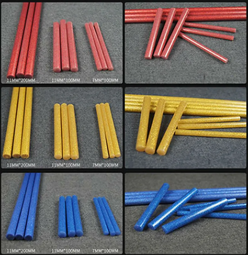 Glitter Hot Melt Glue Sticks Hot Glue Gun Sticks Mini Colored For DIY Art  Craft Woodworking 11mmx100mm 7mmx200mm From 0,32 €