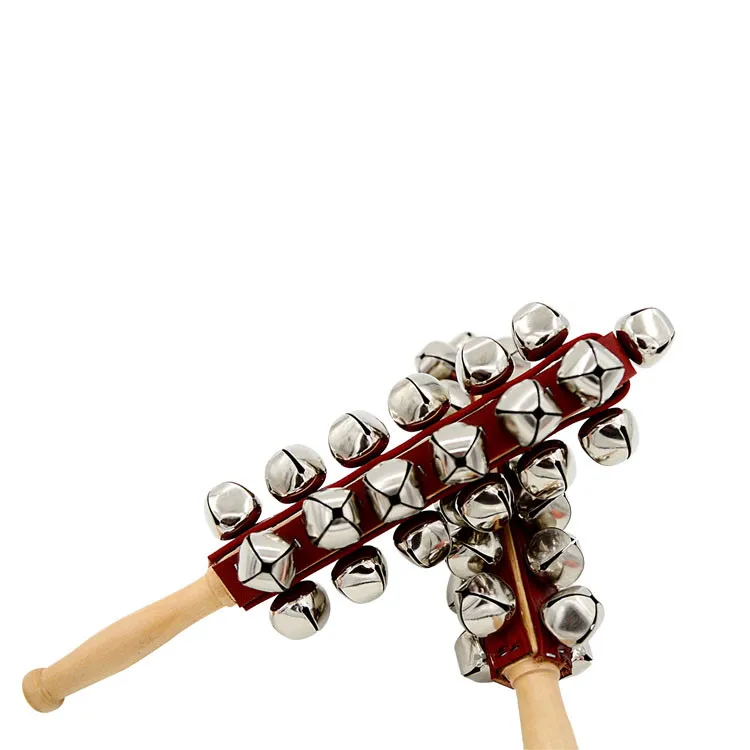 Bâton De Cloche De Traîneau En Bois Avec 25 Jingles En Métal, Instrument De  Musique À Percussion Pour Fête KTV, Cadeau De Noël Du 26,1 €