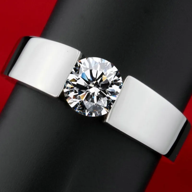 Buy KISNA Real Diamond Jewellery 14KT Yellow Gold SI Diamond Ring for Men |  Cushion S10 at Amazon.in