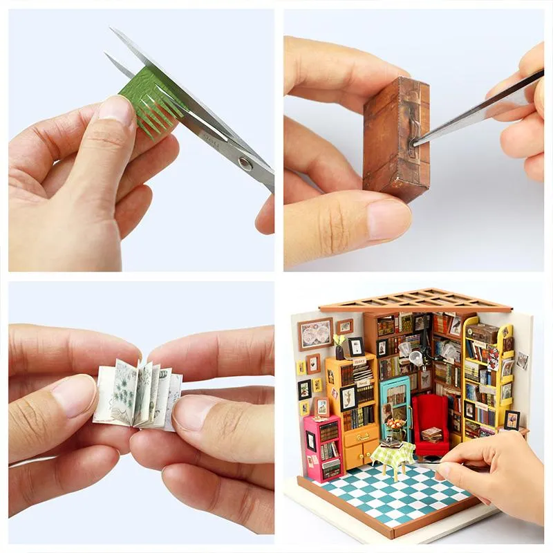 Mobili In Miniatura Per Casa Delle Bambole – Libreria Per Cameretta Dei Bambini