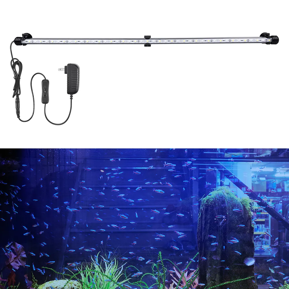 Luce patch per tubi di vetro per acquari utilizzata nelle vasche per pesci Luci per acquari a LED