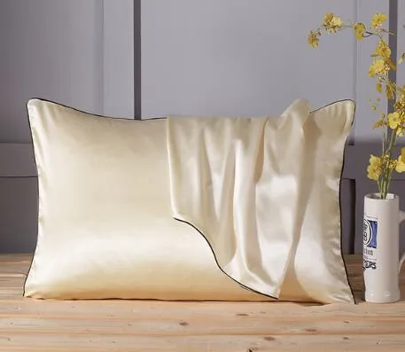 Pure Color Silk Pillowcases Mulberry Purple Pillow Covers Without Zipper For Hair And Skin Hypoallergenic Bedding Supplies 48x74cm From Sophine11 19.14 DHgate.Com