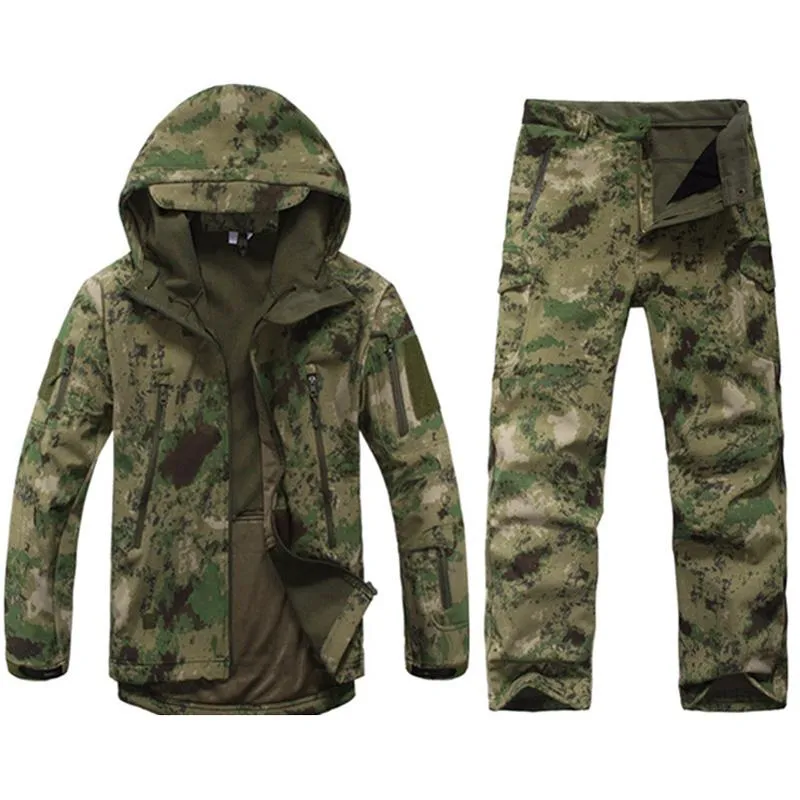 Ensemble Anti-Pluie camouflage militaire Taille vêtement L Coloris Camo CE