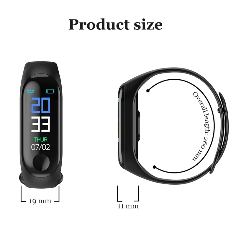 M3 pro sales smart bracelet