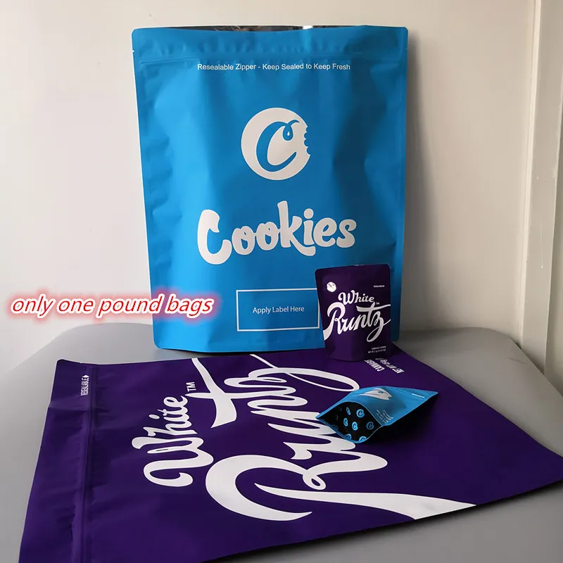 Cookies One Pound Bag 16OZ Cookies California Runtz SMELL PROOF Packaging Bag Runtz Pound