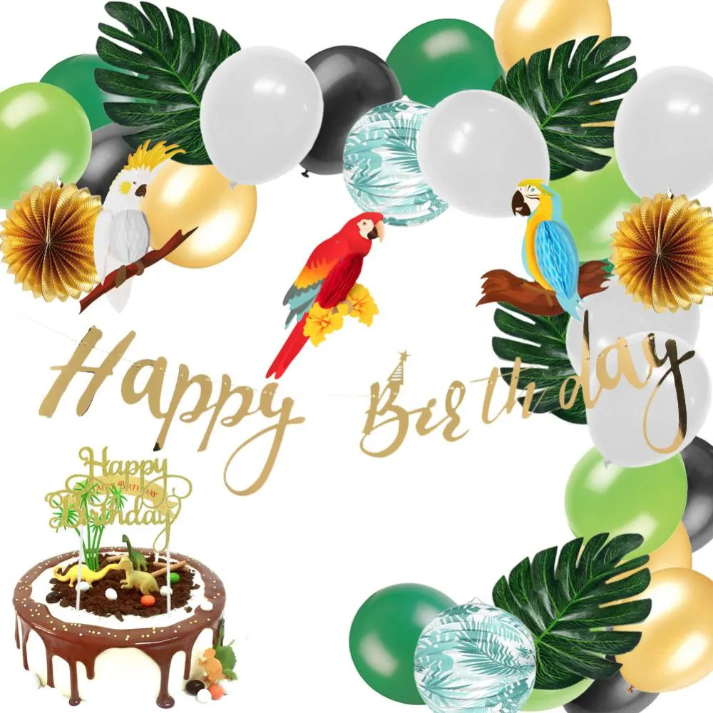 Déco anniversaire jungle tropical – Sparklers Club