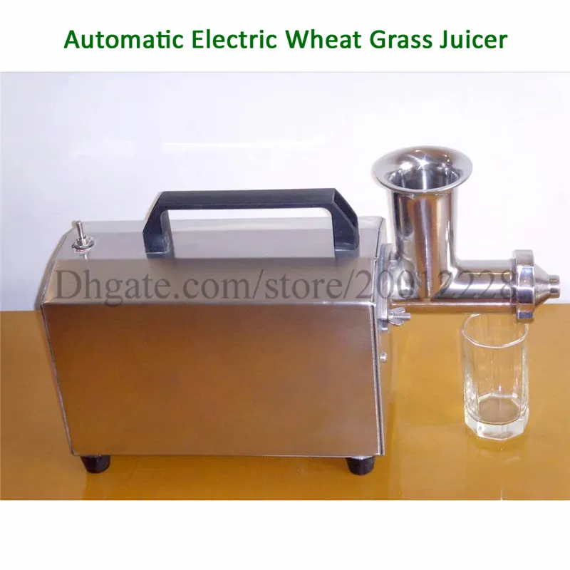 Automatic Electric Wheat Grass Juicer Stainless Steel Juice Extractor