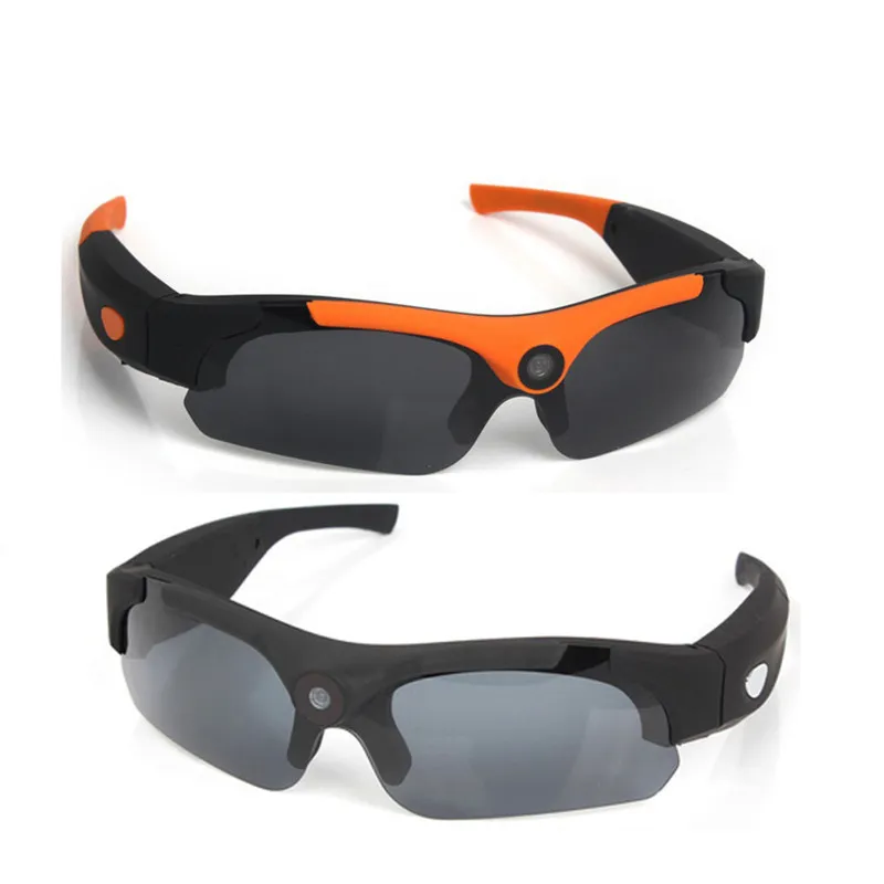 Lunettes de soleil de sport avec fonction de caméra Lunettes de soleil polarisées HD 1080P Caméra de sport 120 ﾰ Lunettes de sport de plein air à grand angle