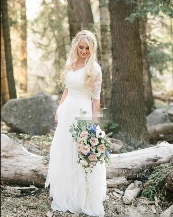 Modest country wedding dresses outlet