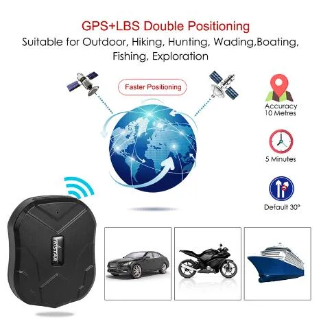 GPS Tracker Car TK905B 10000mAh 150 Days Standby 2G Waterproof Vehicle ...