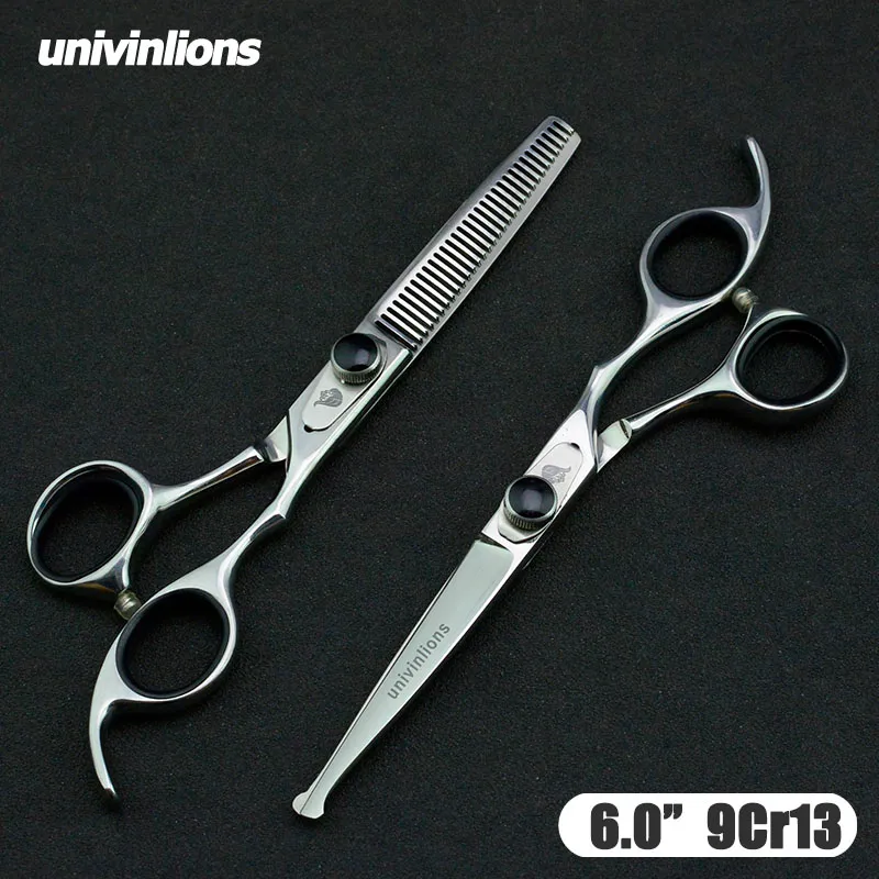 Professional 6 Steel Hairdressing Set With Thinning Shears, Clippers, And Scissors In Urdu Ideal