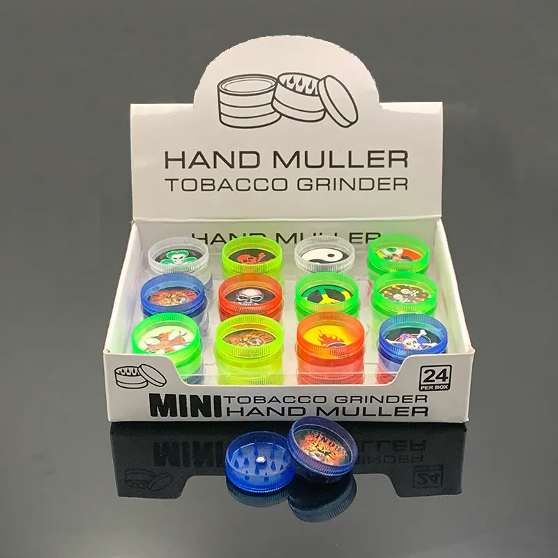 small tobacco grinder 30mm Mini Plastic Herb Grinder 24ps2... From Eheadshop, $11.14
