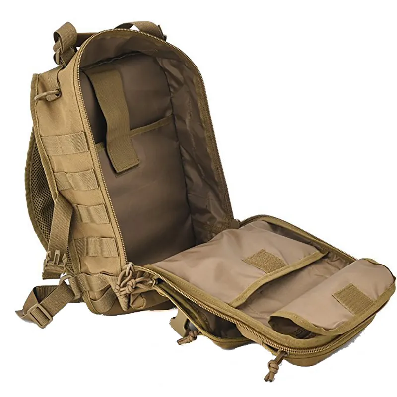 20L ASSAULT TACTIQUE CROSS BODLAGE PACK ÉLAGE SATIVE SALLE PACKPACK MOLLE EMPRÉPERSER EDC RUCKSACK SAC POUR LA RAGNE EXTRACHE CAMPING HUN7977853