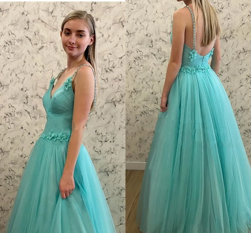 strapless open back dress Aqua Grace One-Shoulder Pleated Party Dress with Floral Embellishments –  Inayah Fashion main image 1