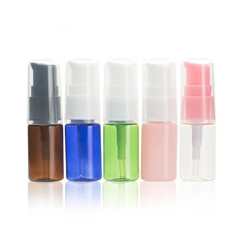 10 ml tom plast lotion flaska återfyllningsbar behållare bärbar resa kosmetisk burk shampoo dusch flaskor prov packning lagring