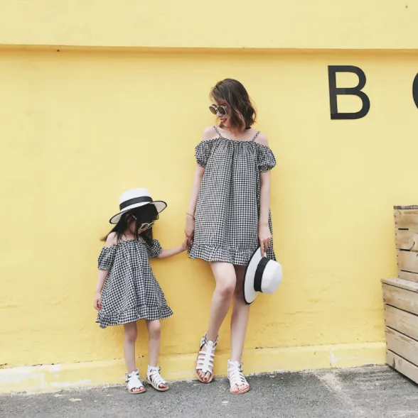 Mother daughter plaid clearance dresses
