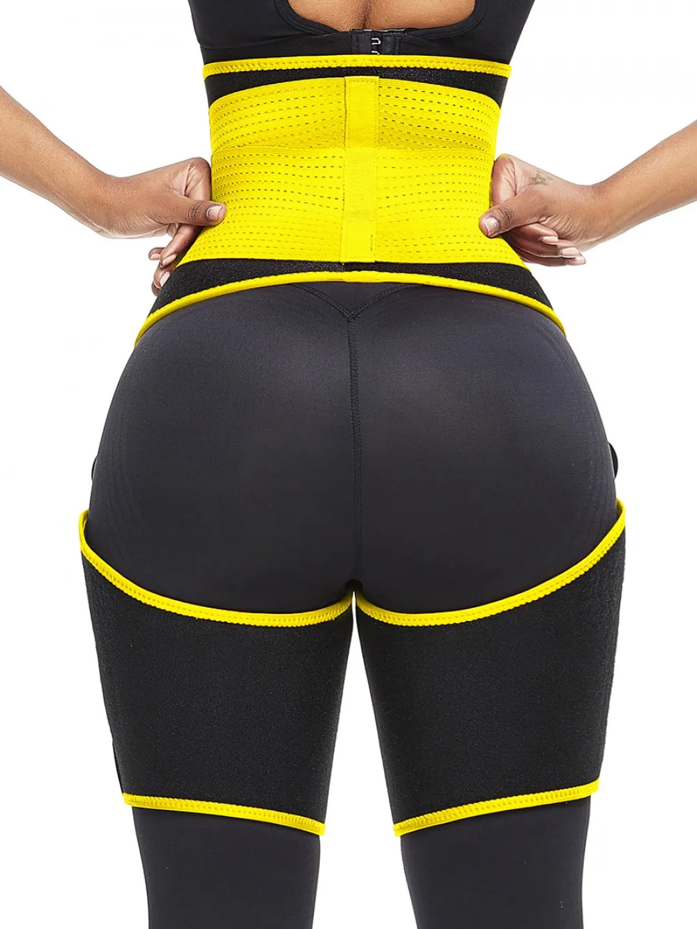 3 In 1 Womens Neoprene Body Shaper Belt For Slimming, Sweat Absorbing, High Waist  Trainer, Thigh Veet Trimmer For Women From Yy138138, $16.91