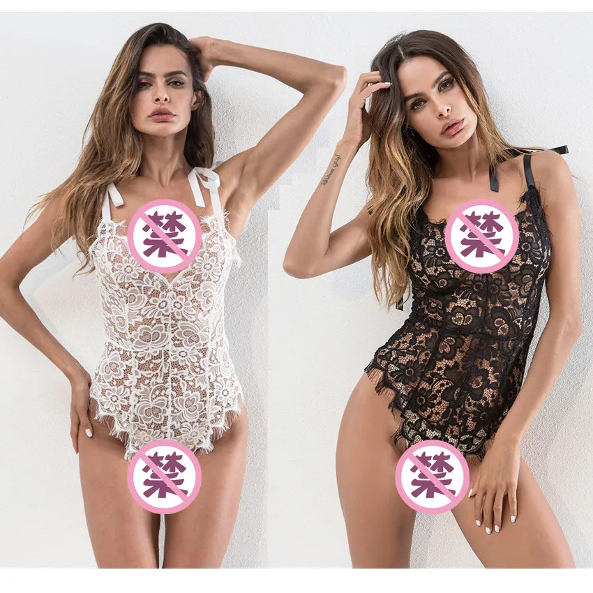 amazon hot selling european and american foreign trade sexy lingerie sexy lace onepiece womens underwear factory outlet