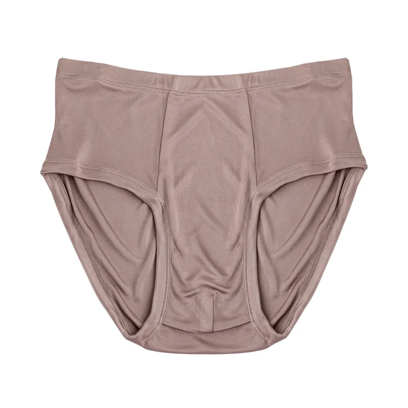 Slip homme 100 soie naturelle tricot homme sous v tement bikini taille moyenne culotte taille US M L XL