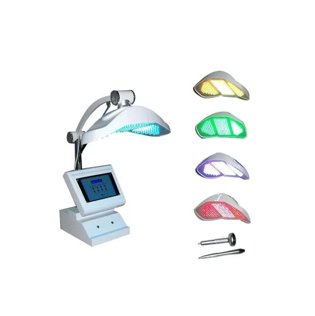 Профессиональный портативный Photon LED PDT Facial Machine LED Light PDT фотодинамическая терапия кожи лица омоложение с двумя рабочими ручками