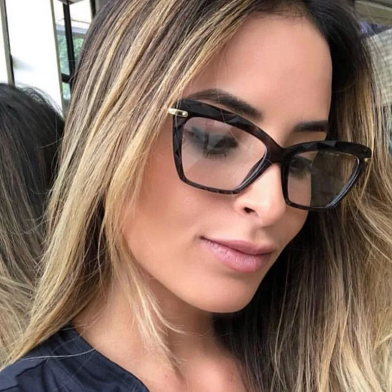 Moda retro kota oko oko okulary rama okulary optyczne recepty na receptę męskie okulary ramy Oculos de feminino273a