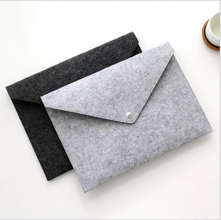Bestandsmap Viltenhouder Documenten Envelop Luxe Office Duurzaam Aktetas Document Bag Papier Portfolio Case Letter Envelop A4 Mappen