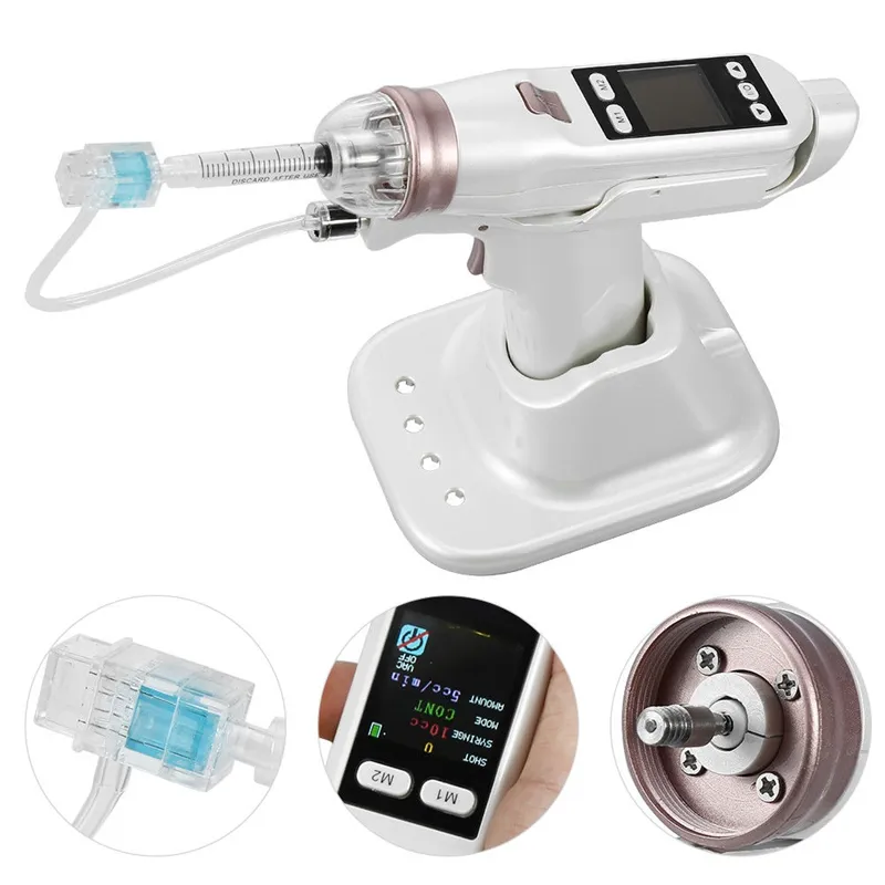 Newest Hydro Mesotherapy Meso Gun High Pressure Injection EZ Needle Vacuum Therapy Skin Rejuvenation Wrinkle Remove