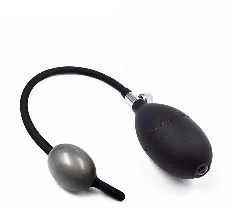 Inflatable Silicone Urethral Stretching Plug Catheter Dilator For