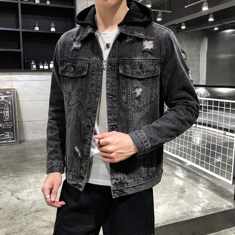 Men's Oversize Denim Jacket | Cotton Clothing Streetwear | Men's Winter Denim  Jacket - Denim Jacket - Aliexpress