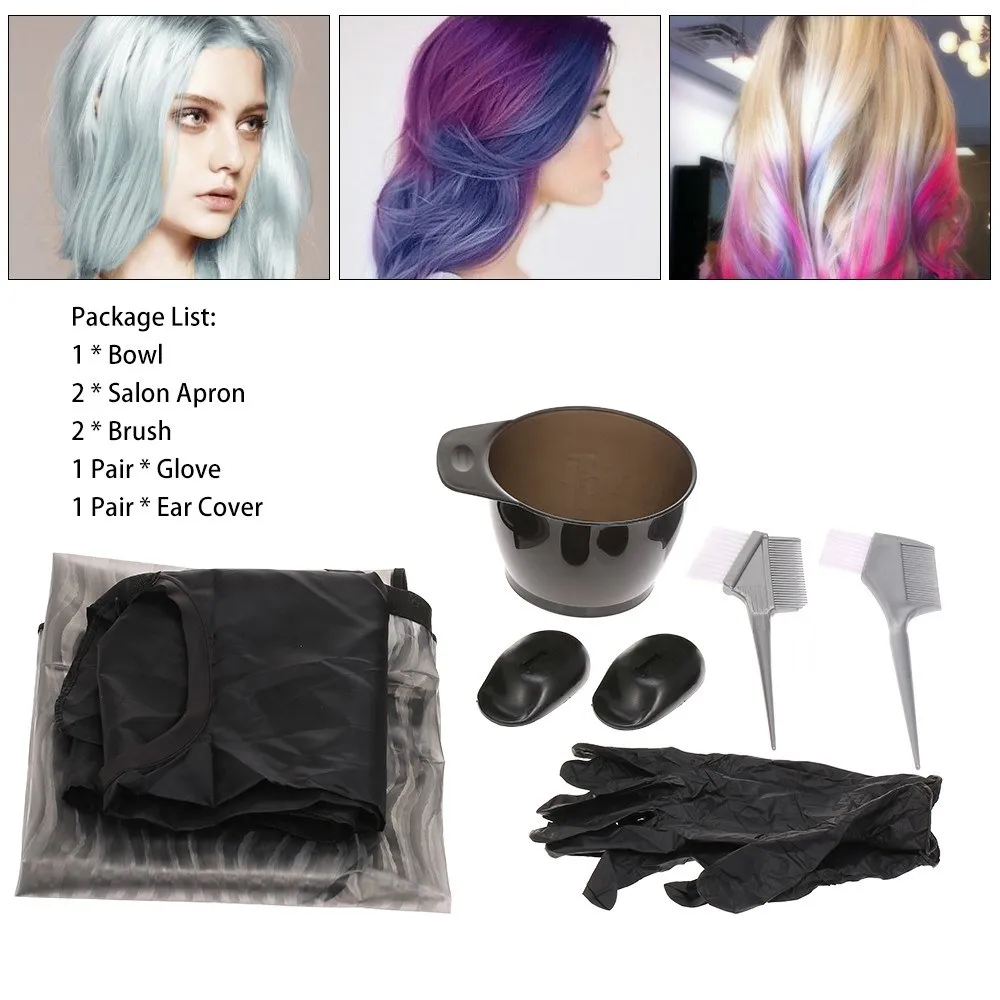 Bol Mélangeur Plastique Pour Teinture De Cheveux – Kit Outil De Coiffure Salon, Générique, Neuf