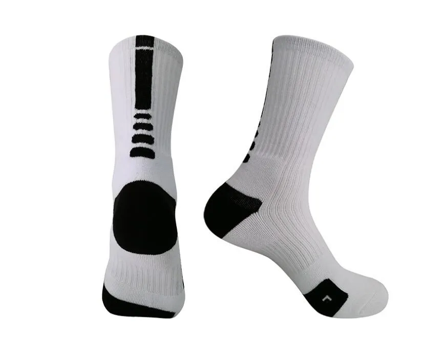 2pcs=1pair High Quality Quick Dry Usa Sock Man and Woman Sports Basketbll White Black Red Yellow Athlete Socks