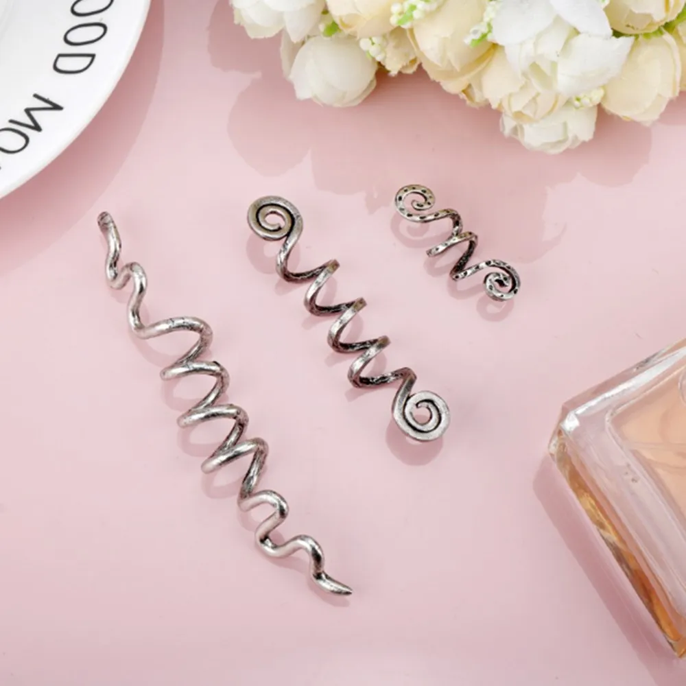 Viking Spiral Charms Beads For Hair Braids For Beard Hair Beads Jewelry  Vintage Women Girl Hairpin Spiral Hair Clips Accessories 15 From Ywguohe,  $2.67