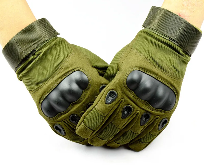 Écran tactile Sports de plein air Gants tactiques Doigt complet pour la randonnée Équitation Cyclisme Gants pour hommes Armure Protection Shell Gants