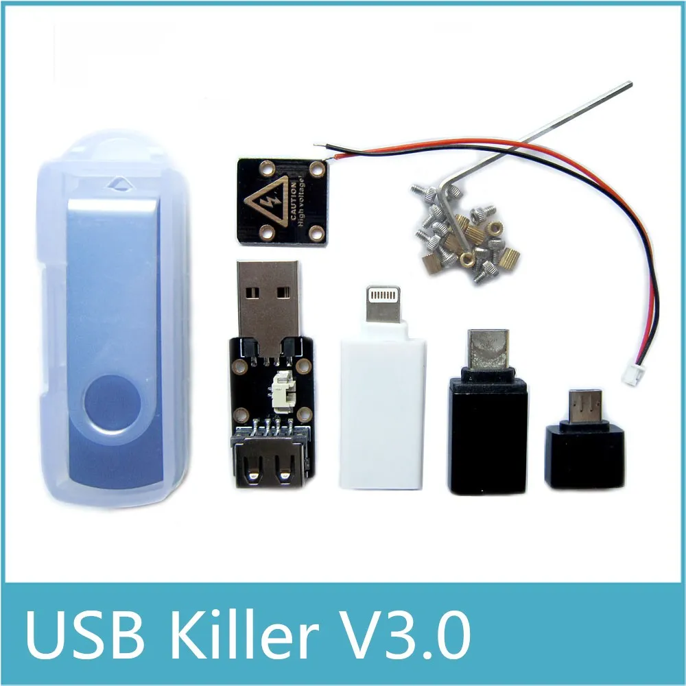 USBkiller USB killer V4 U Disk Power High Voltage Pulse Generator Device  Tester
