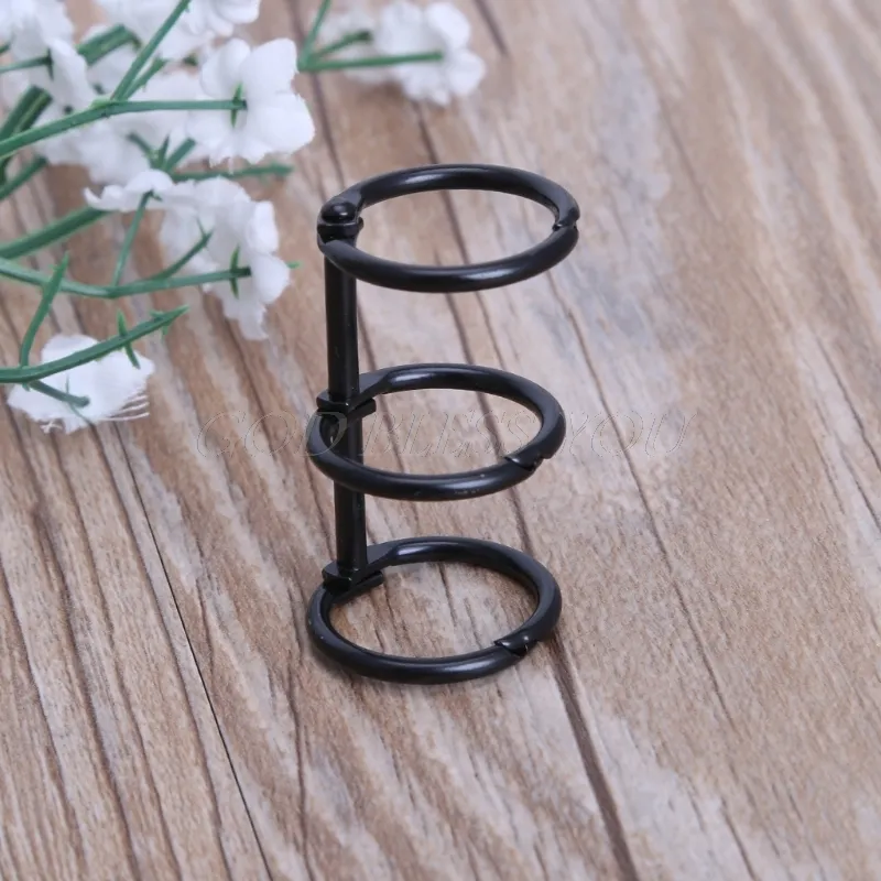 DIY Metal Clip 3 отверстия кольцо для ноутбука.