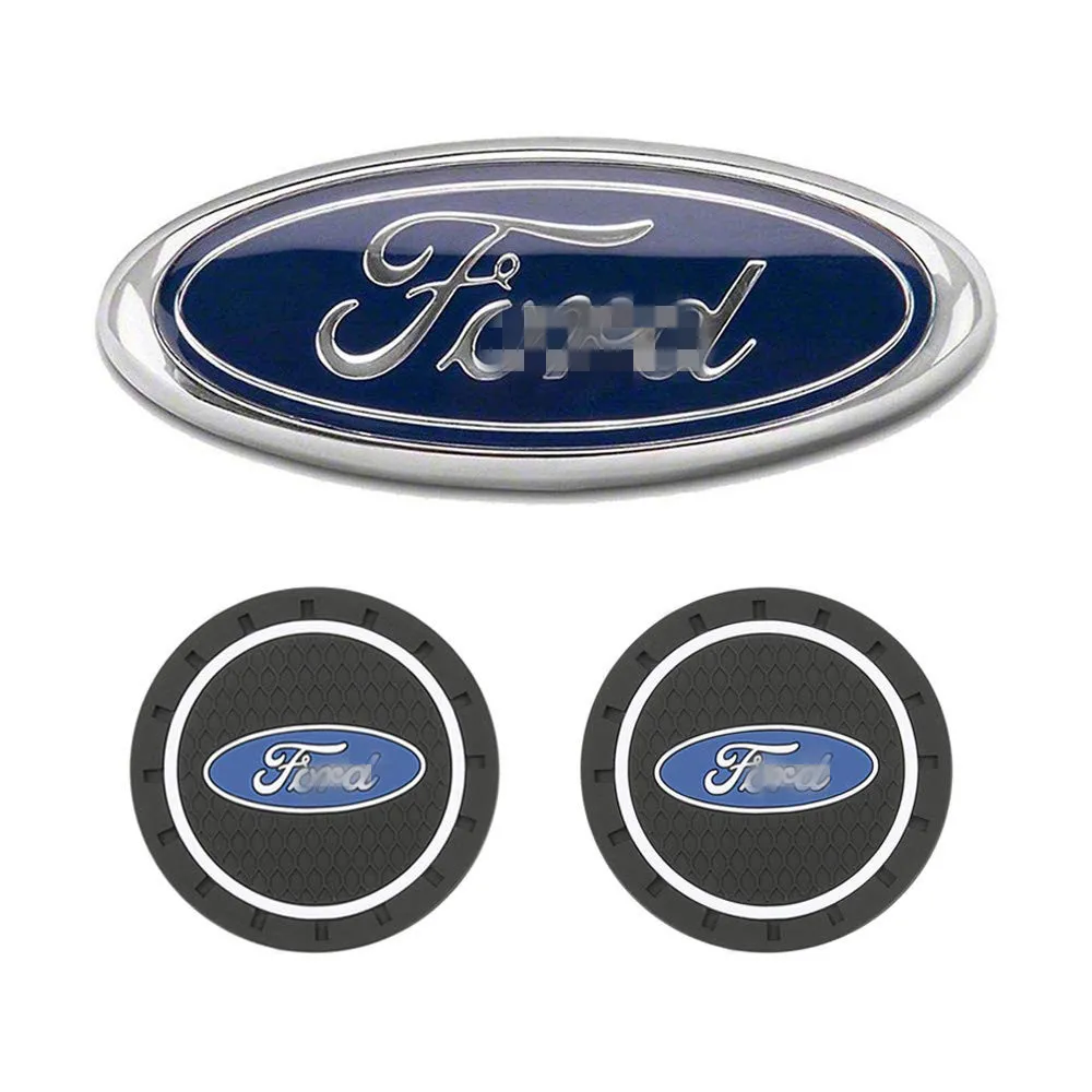 20042014 Ford F150 Front Grille Tailgate Emblem Oval 9 X3 5 Decal Badge Namnplatta passar också för F250 F350 Edge Explo269W60972923832932