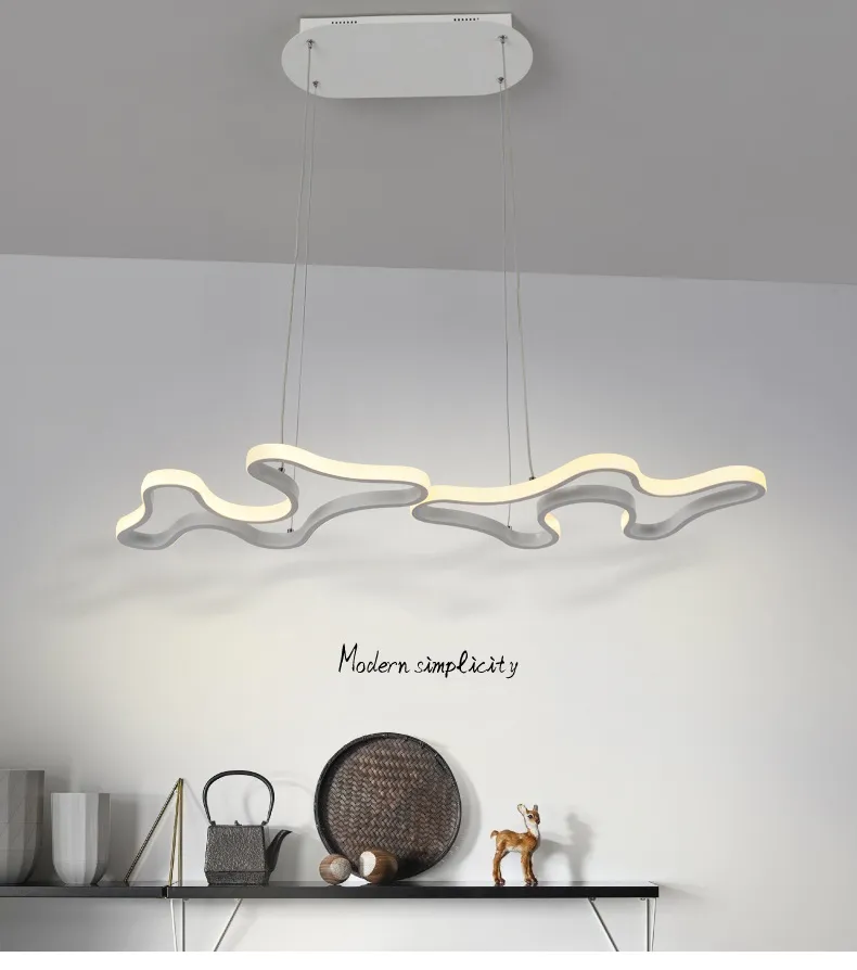Modern LED Pendant Light Fixture, Black/White... From Topmeed, $120.61 ...