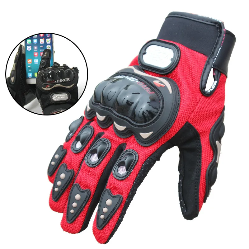 Fashion-Touch Screen Gloves Motorcycle Gloves Winter&Summer Motocross Protective Gear Racing Gloves Warm hand guard
