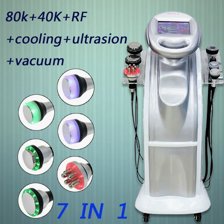 NEWEST 80K Loss Weight Removal Cellulite Reduces Ultrasonic Vacuum Cavitation RF Radio Frequency Slimming Cellulite Beauty Machine