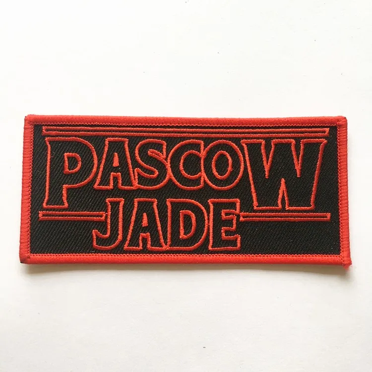 patches embroidery patch embroidered patch Customized logo embroidered Patch with non-woven backing for clothing badges patches embroidery