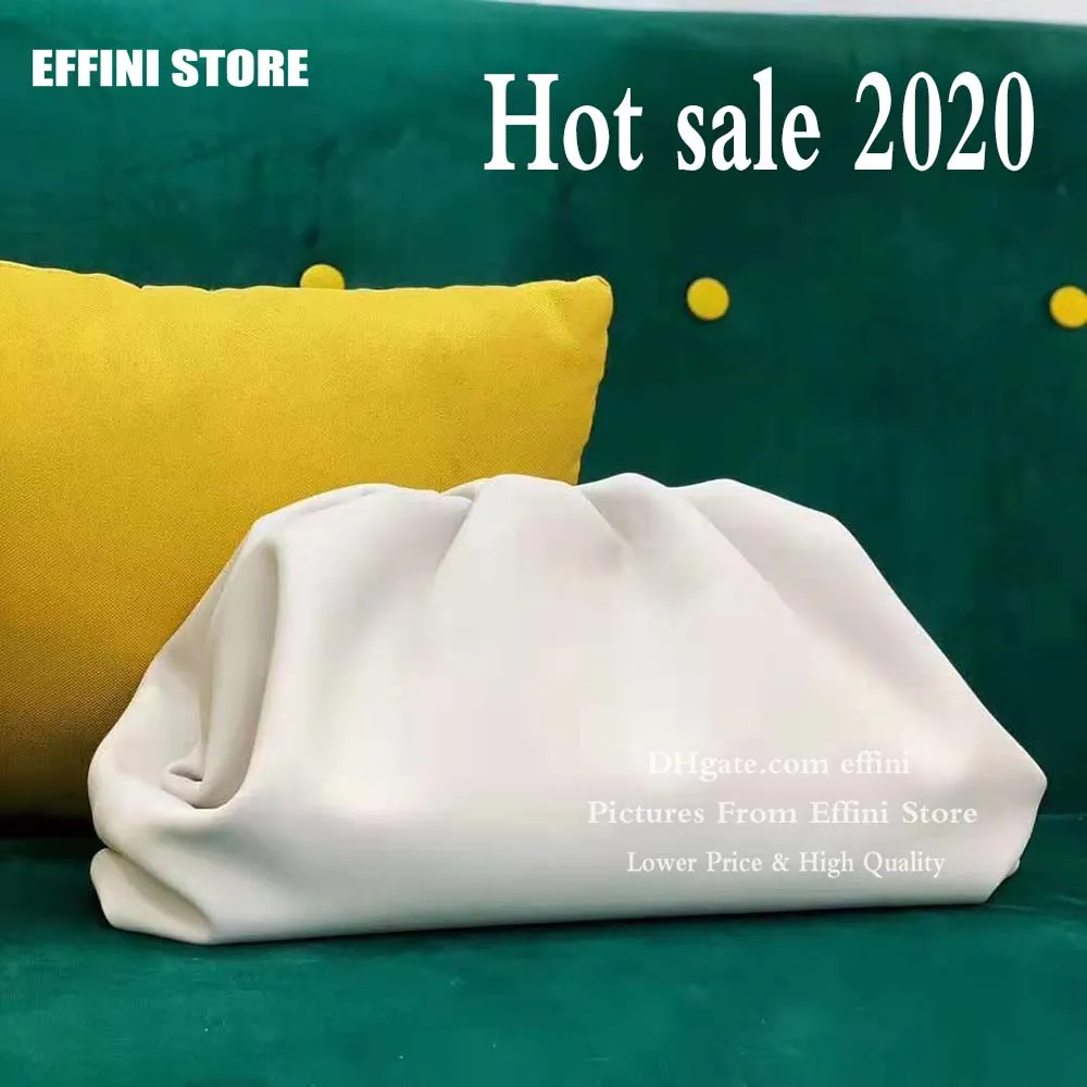 EFFINI Hot Cloud Bag 2020, bolsos de moda para mujer, bolsos de mano para mujer, cuero de vaca auténtico, bandolera grande para hombro, bolso de mano