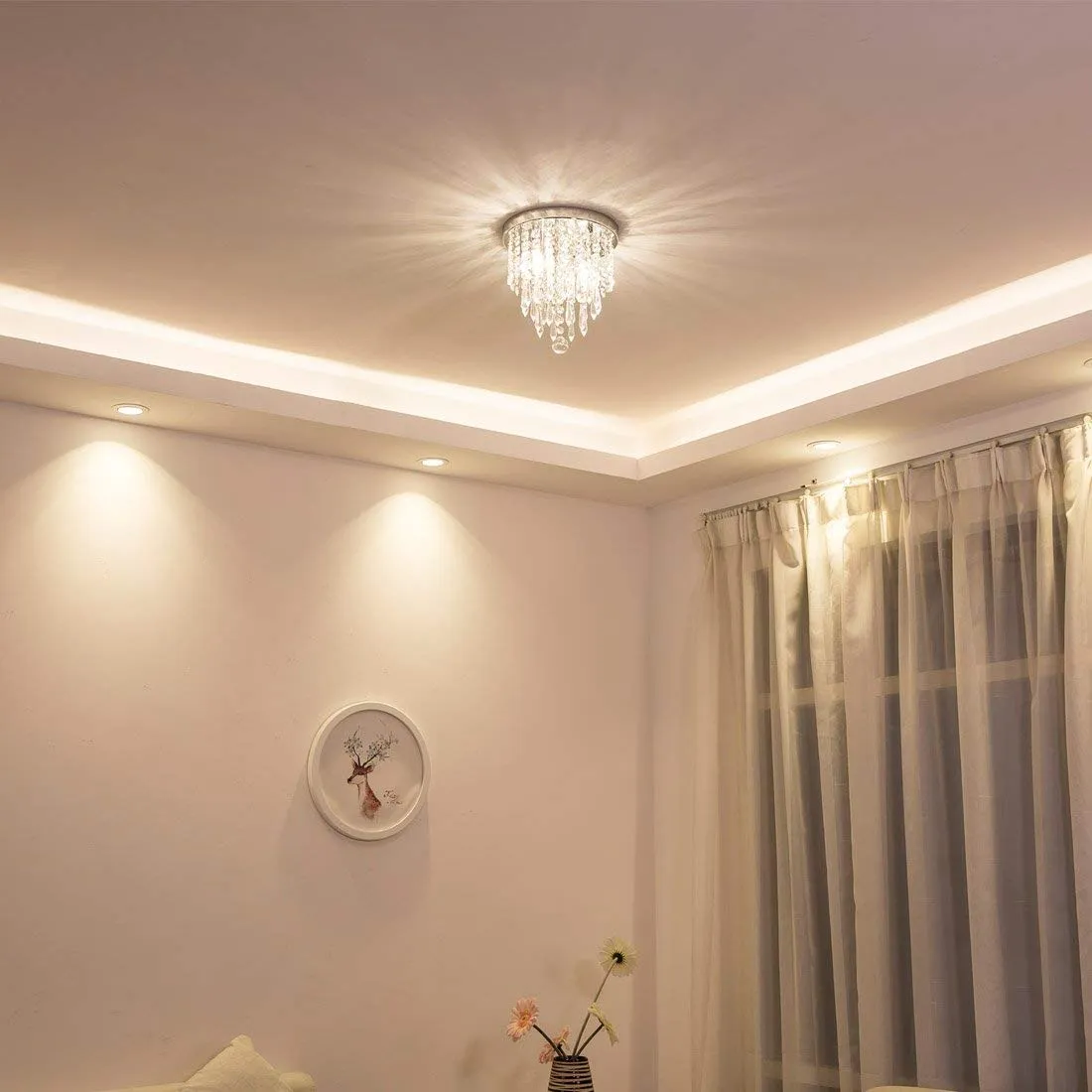 Mini chandelier lights deals