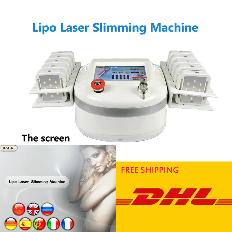 Lipolaser diode afslankte Dual laser gewichtsverlies apparatuur