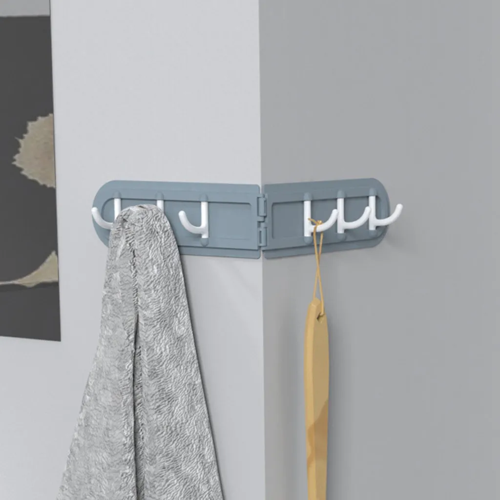 Corner Hanger Creative Corner Hook Folding 6 Row Hooks Kitchen Bathroom  Perchero De Pared Hangers Key Holder Wall Hook From Hymen, $35.04