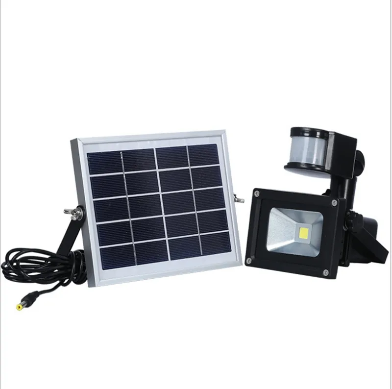 LED Solar Garden Light PIR Motion Sensor Waterproof IP65 10W 20W 30W 50W Wall Lamps Outdoor Emergency Lamp Led Floodlight