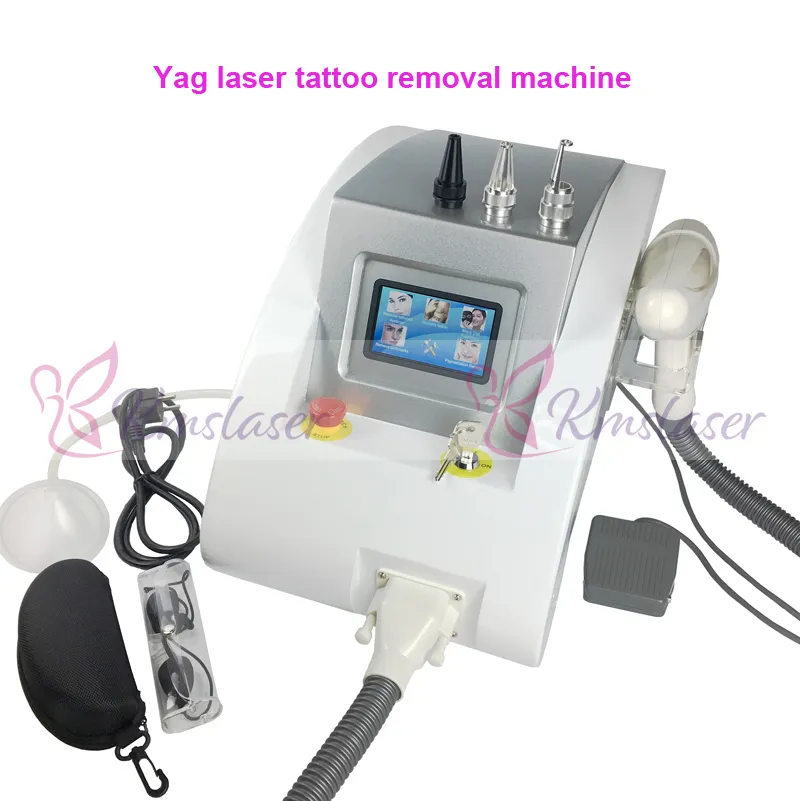 1064nm 532nm Q Geschakelde ND YAG Laser Tattoo Wenkbrauw Pigment Removal Machine Scar Acne Remover